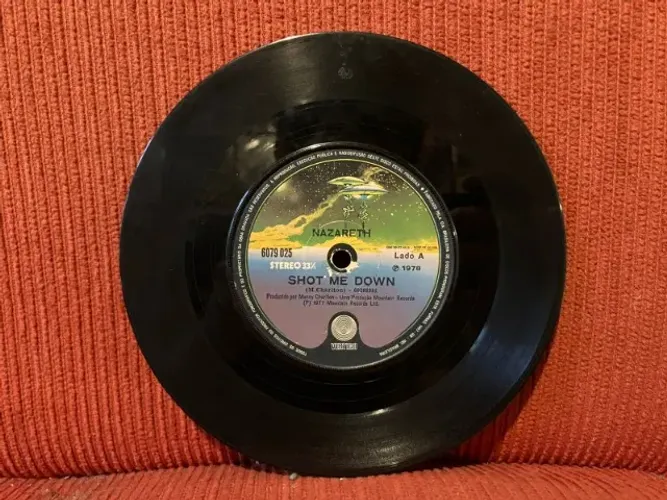 LP Vinil Compacto Nazareth Shot Me Down / Gone Dead Train