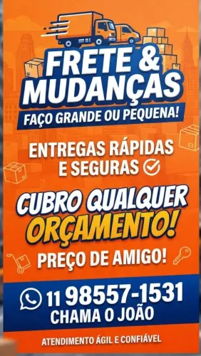 Frete/ mudança
