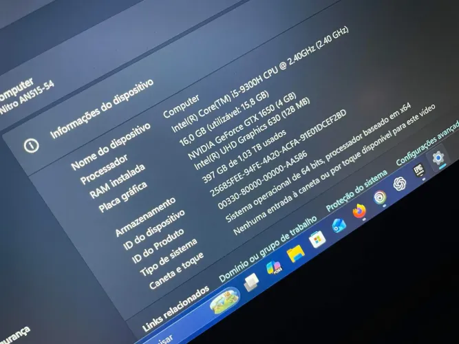 Notebook gamer 
