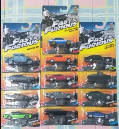 Coleção Velozes e Furiosos Mattel ( Fast & Furious ) not hot wheels 17jcd