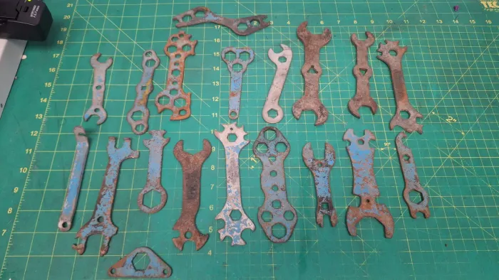 Lote de Chaves antigas de bicicleta