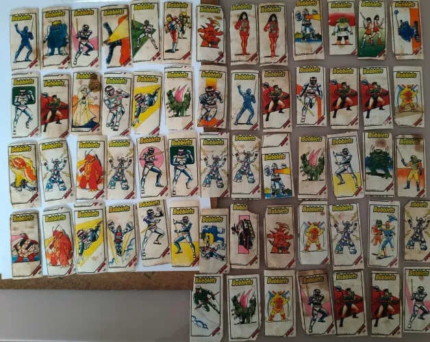 Figurinhas Jaspion Chicletes Bubblets Raríssimas Década de 80/90