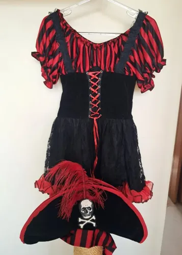Fantasia de Pirata feminina