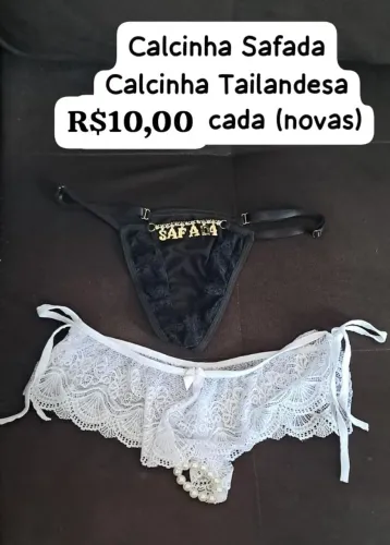 Calcinhas (R$10,00 cada)