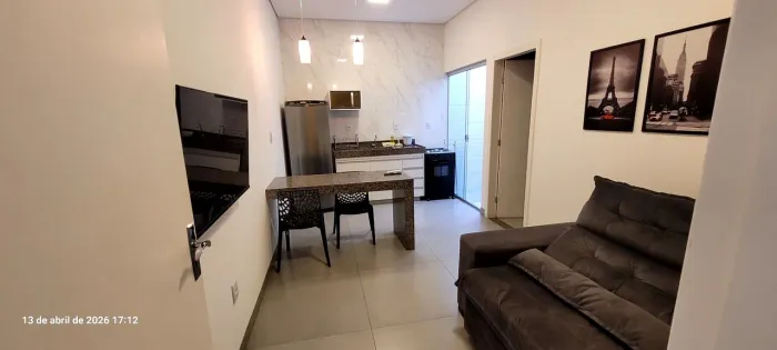 Apartamento de 1 quarto mobiliado