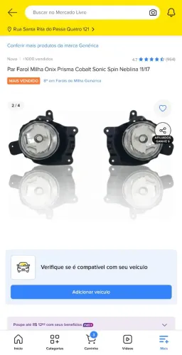 farol de milha spin
