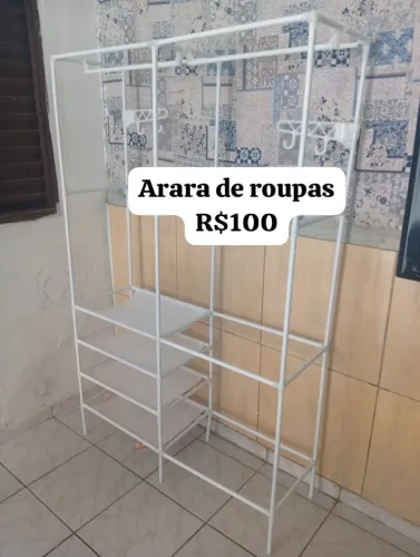 Arara de roupas super desmontável