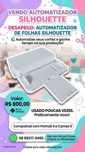 Automatizador de folhas Silhouette