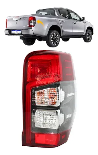 Lanterna Direita L200 2021 A 2025 Sinaleira Traseira C/led Direito/passageiro Vermelho