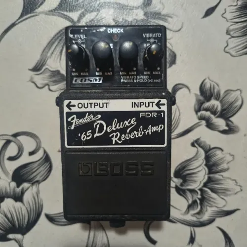 Pedal Boss Fender 65 deluxe reverb FDR-1