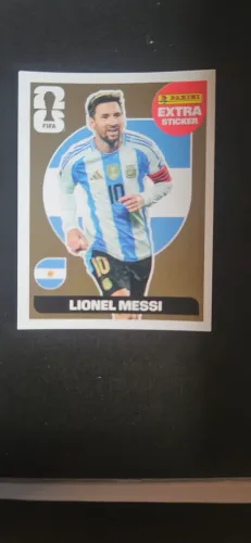 Messi Gold Panini Copa do Mundo 2026 Original
