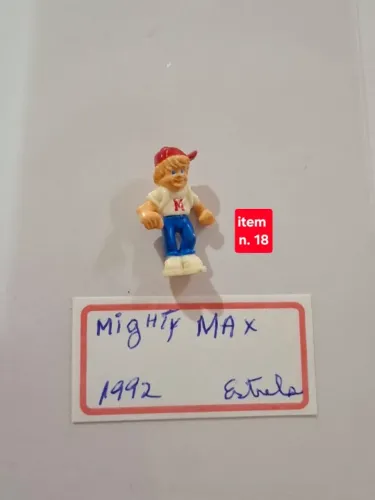 Rara figura do personagem MIGHTY MAX década 90