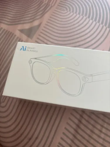 Óculos Inteligente AI Smart Glasses com Câmera e Bluetooth