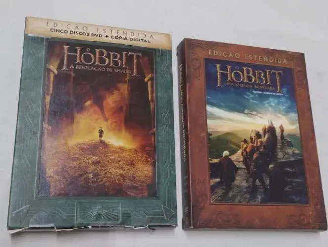 DVD Box O Hobbit - 2 Filmes - 10 DVDs ( 24205 )