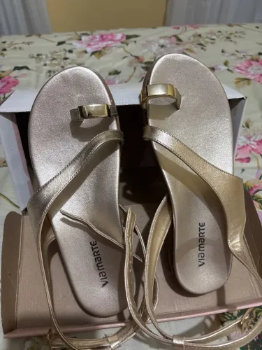 Sandália Feminina Viamarte n° 38