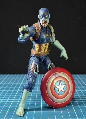 Capitao america zumbi - Marvel Legends
