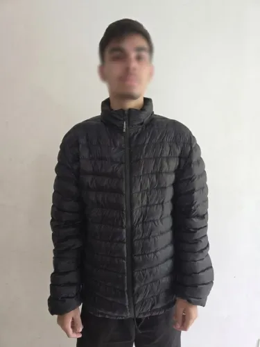 Jaqueta puffer preta