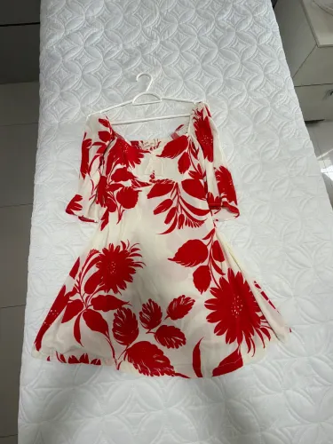 Vestido estampado curto oh boy pp