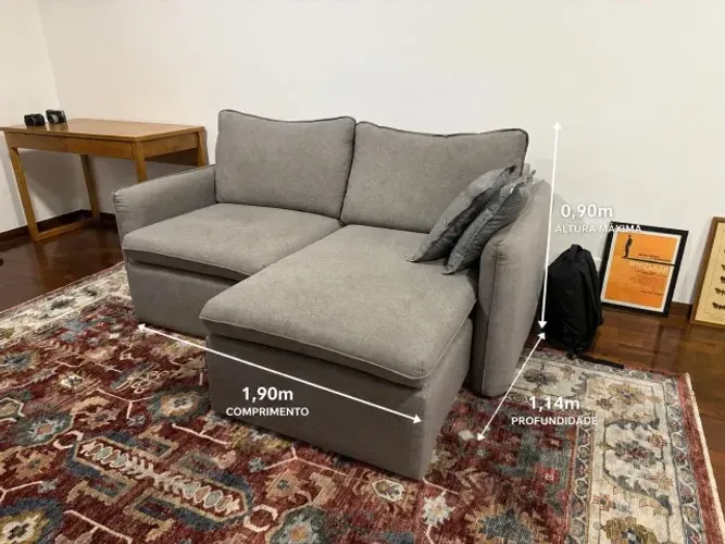 Vendo Sofá Lindo, Grande em Ótimo Estado! Sua Sala Merece Este Conforto!