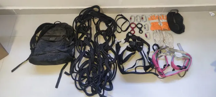 Equipamento de rapel