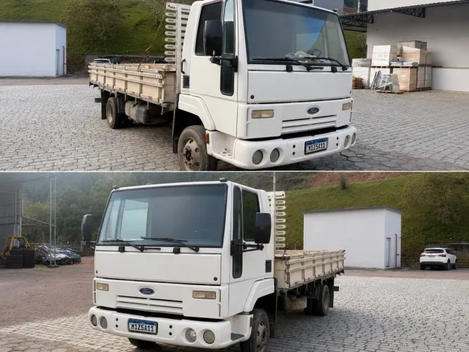 Cargo 712 com carroceria madeira 