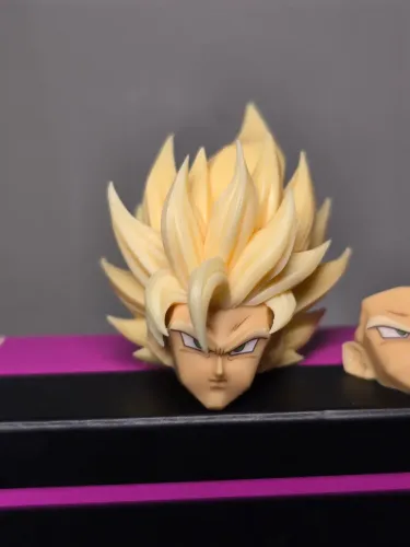 Dragon ball Z Kit Head Goku SSJ 2 Worm Novo