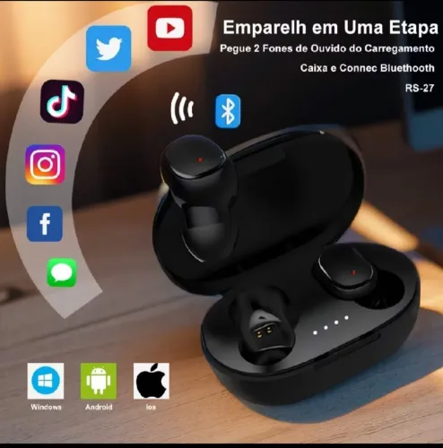Fone Bluetooth Redmi Airdots Xiaomi Sem Visor | Som de Qualidade e Conexão Rápida
