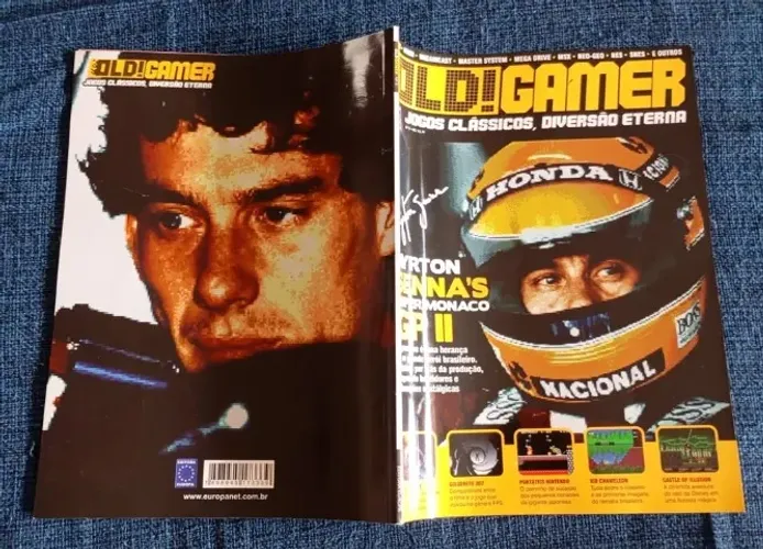 Revista Old Gamer Nº 5 Ayrton Senna Super Monaco GP 2