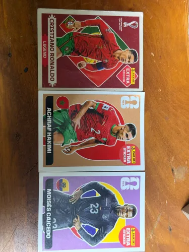 3 figurinhas extras stickers legend original 