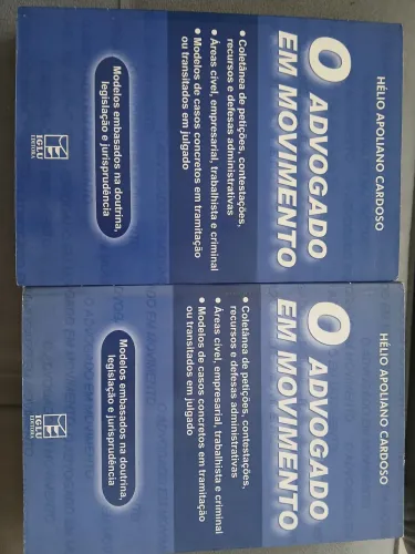 Kit 2 Livros: O advogado em movimento