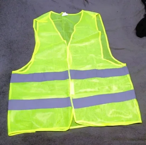 Colete Refletivo de Segurança - Amarelo Fluorescente