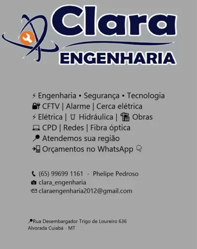 Clara Engenharia, elétrica e segurança eletrônica
