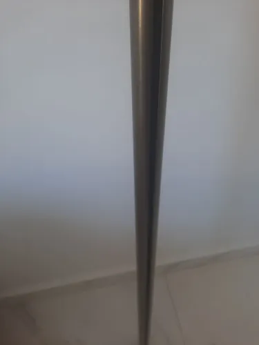 Kit Varão Trilho Suiço 28 mm 1,50 m de Alumínio na Cor Ouro Velho