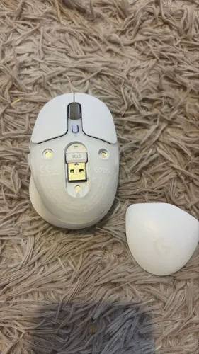 Mouse Gamer Sem Fio Logitech G705 Branco *Defeito Clique Duplo*