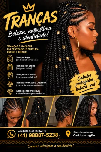 Tranças Afro Femininas - Beleza, Estilo e Personalidade