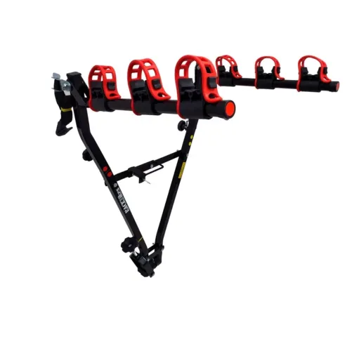 Suporte Transbike para Engate - 3 Bicicletas - Preto