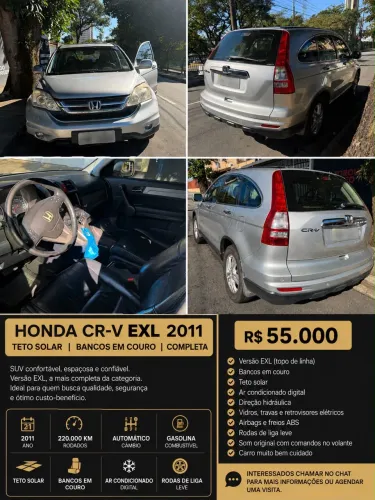 Honda CR-V EXL 2.0 16V 4wd/2.0 Flexone Aut. 2011