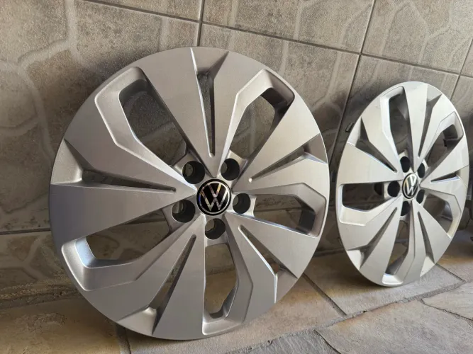 Calota Original Volkwagen T-cross Polo Virtus Aro 16 3 unidades
