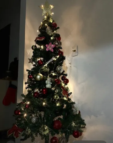 Árvore de Natal decorada