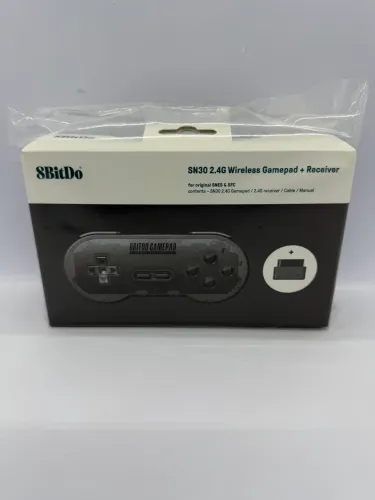 Controle 8BitDo SN30 2.4G SNES Super Nintendo + Receiver Lacrado