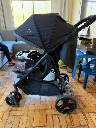 Carrinho bebê Cosco Travel System Nexus 3.0 Trio Preto Royal