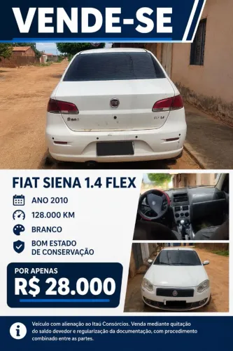 Fiat Siena ELX 1.4 MPI Fire Flex 8V 4P 2010