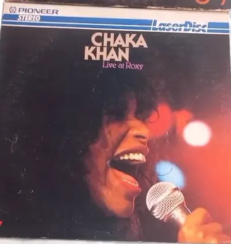 LaserDisc Chaka Khan - Live at Roxy. Show clássico soul/funk dos anos 80.