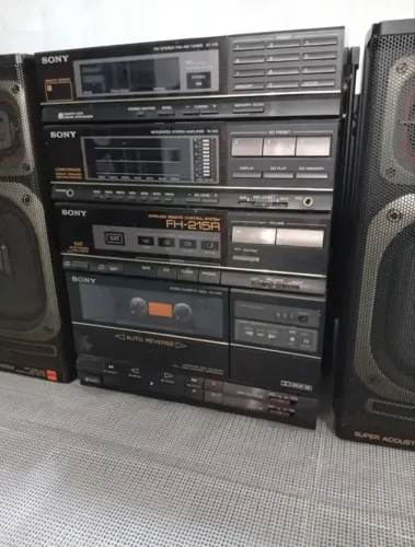 Aparelho Sony fh215. Leia o anúncio.