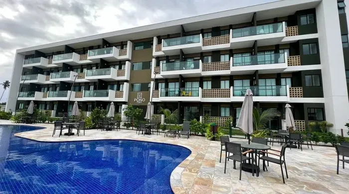 Porto de Galinhas Mana Beach Studio 1 quarto em condomínio com lazer de resort.