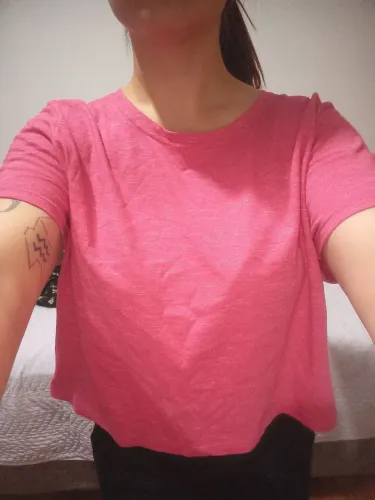 Blusinha rosa pink novinha