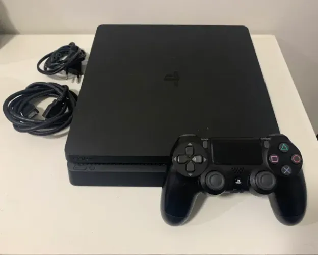 PlayStation 4 (PS4) Slim 500GB Versão 13.02 + Controle Original com Paddle traseiro