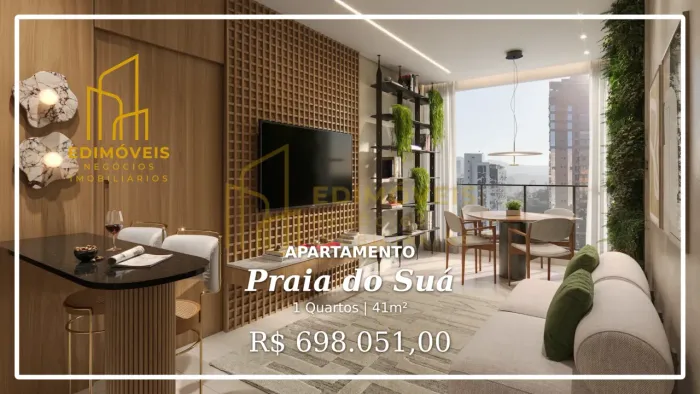 Invista no futuro: Apartamento de 1 Quarto na Praia do Suá, Vitória!