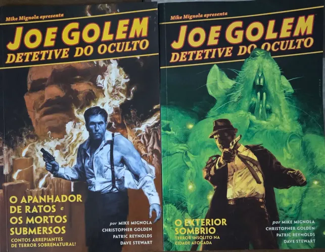 PACK 04 VOLUMES - JOE GOLEM DETETIVE DO OCULTO - MIKE MIGNOLA - EDITORA MYTHOS