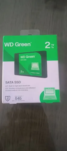 SSD WD Green 2TB SATA III 2.5" 545MB/s - Lacrado, Novo na Caixa